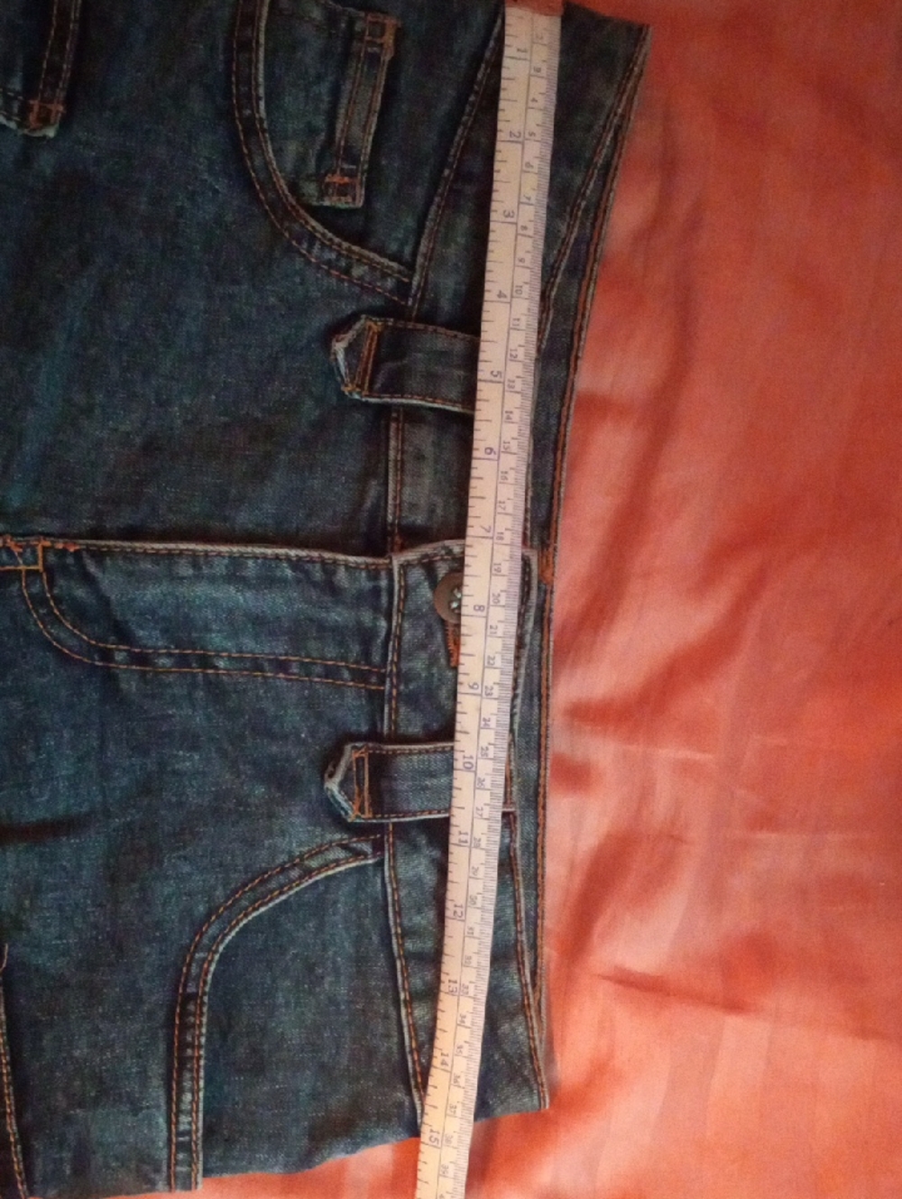 Denim Cargo Women’s Shorts in Dark Blue - Picture 4 of 6